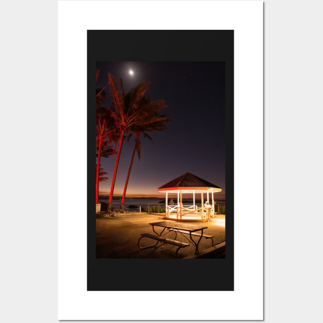 Gazebo Under the Stars Wall Art by krepsher